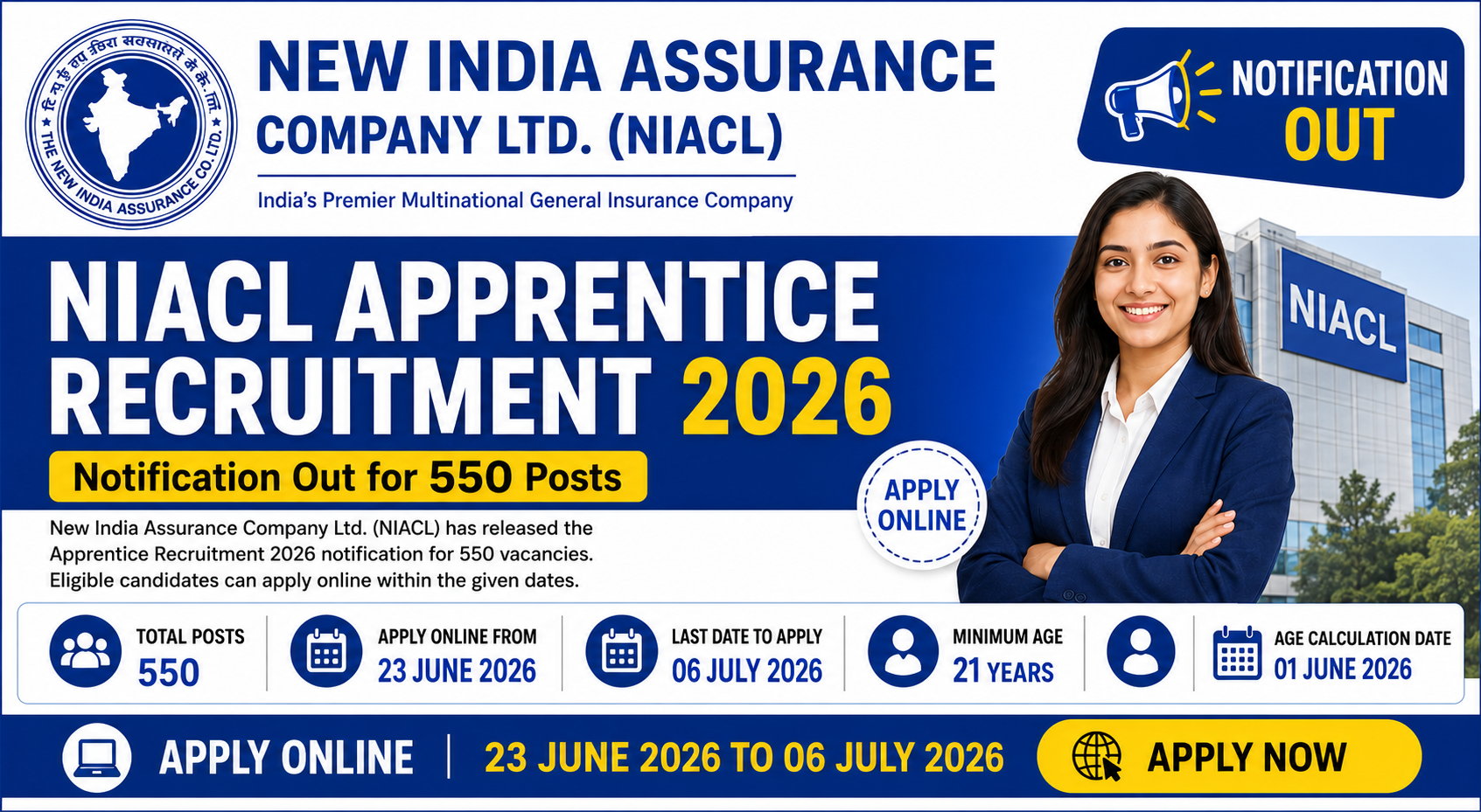 NIACL Apprentice Recruitment 2026